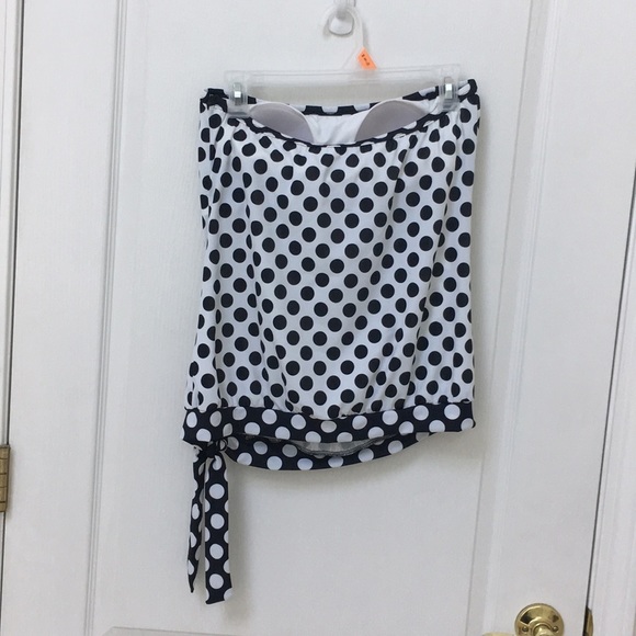 𝅺ATHENA swim top with sash hem (Macys) - Picture 2 of 7